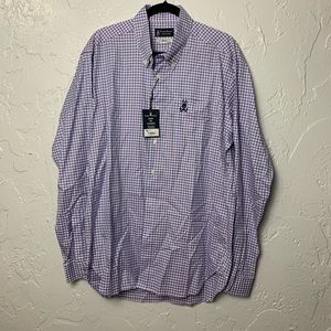 Psycho Bunny Plaid Long Sleeve Button Down